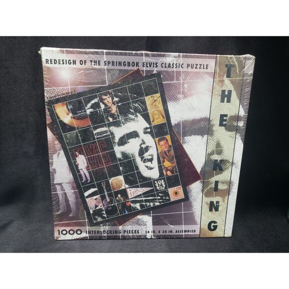 Elvis THE KING Redesign of the Springbok Classic Puzzle 1000 Pieces By Hallmark - Picture 4 of 4